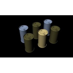 1/35 WWII 50l Petrol/Oil Barrel (12pcs)