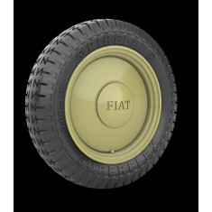 1/35 Fiat 508 Road Wheels (Crosscountry)