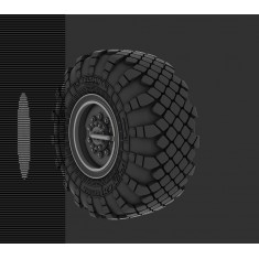 1/35 BAZ 6x6 Trucks (64022) Road Wheels for HobbyBoss kits