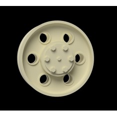 1/35 Steel Return Rollers for StuG III Alkett ''Big Hub''