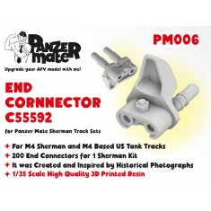 1/35 End Connector C55592 for Panzer Mate Sherman Tracks