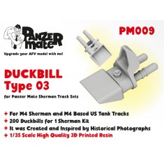 1/35 Duckbill Type 03 for Panzer Mate Sherman Tracks