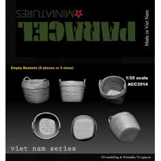1/35 Empty Baskets (6 pieces in 3 sizes)