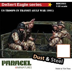 1/35 US Troops in Transit (Gulf War 1991) ''Dust and Steel'' (4 figures)