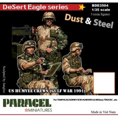 1/35 US Humvee Crews (Gulf War 1991) ''Dust and Steel'' (3 figures)