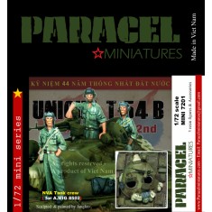 1/72 NVA T54B Tank Crews (3 figures and accessories) for A.MIG-8502