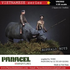 1/35 Buffalo Boys (2 figures & 1 buffalo)