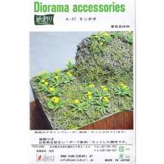 1/35 Dandelion -  Paper Plant kit (1 Craft Laser-cut Paper sheet)