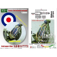 1/48 British Aircraft Standard Seat Belt (for 4 Planes)