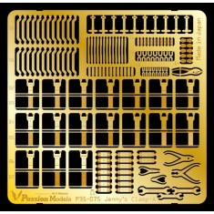 1/35 WWII German OVM Clamp Set - Jenny's Clamp A [Early Type](1 Photo-Etched sheet)