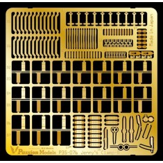 1/35 WWII German OVM Clamp Set - Jenny's Clamp B [Late Type](1 Photo-Etched sheet)