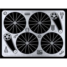 1/35 British Paratrooper Bicycle Photo-etched Set for Tamiya #35333