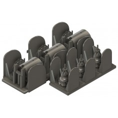 1/35 Star Antenna Base set for Command Panzer IV