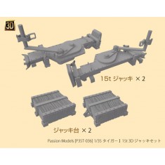 1/35 Tiger I 15t 3D Jack Set
