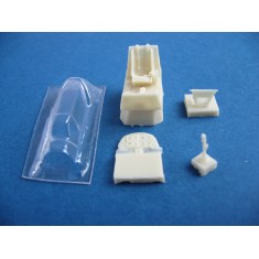 1/72 Messerschmitt Bf 109G Cockpit Set with Vacu-formed Canopy for Revell/Heller kit