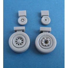 1/48 Dassault Mirage 2000C Wheels set for all kit [2000B 2000D-5i 2000N] (Resin)