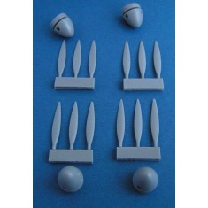 1/72 Avro Lancaster Mk.I/III de Havilland DH 5/40 Propellers set for Airfix kit
