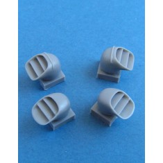 1/72 Harrier GR1/GR3 Exhaust Nozzles for Airfix kit