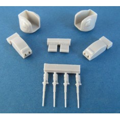 1/72 Convair B-36/RB-36H Gun Turrets for Monogram kit