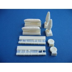 1/72 Republic P-47 Thunderbolt Upgrade Set (Weapon, Wheels, Auxiliary Fuel Tank, Bazooka)