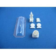 1/72 Mikoyan Mig-21F13 Upgrade Set for Revell kit (Vac canopy, seat, wheels &nose intake)
