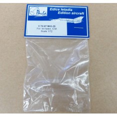 1/72 Mikoyan MiG-29 Vacu-Formed Canopy for Italeri/ICM kit