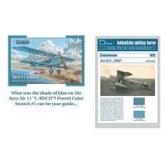 Aero Ab-11 ''L-BUCD'' Aircraft Colour Swatch