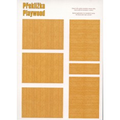 1/48 Dark Birch Plywood Decals for Older Aircraft