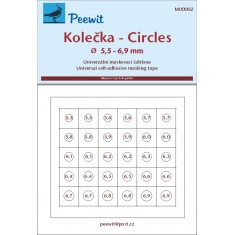 Circles Universal Masks for Wheels 5.5-6.9 mm