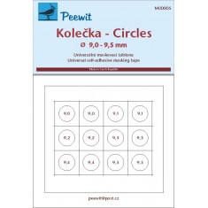 Circles Universal Masks for Wheels 9.0-9.5 mm