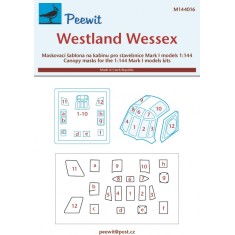 1/144 Wessex Canopy Masks for Mark I kits