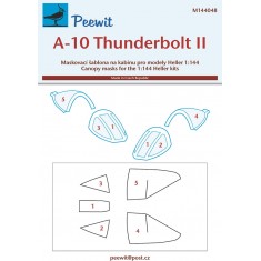 1/144 A-10 Thunderbolt II Canopy Masks for Heller kits