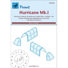 1/48 Hurricane Mk.I Canopy Masks for Airfix #05127 kits