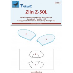 1/48 Zlin Z-50L Canopy Masks for Kovozavody Prostejov / AZ model