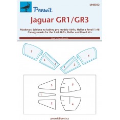 1/48 Jaguar GR1/GR3 Canopy Masks for Airfix/ Heller/ Revell kits