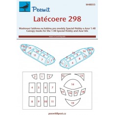 1/48 Latecoere 298 Canopy Masks for Special Hobby/ Azur kits