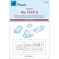 1/72 Heinkel He 111P-2 Canopy Masks for Airfix 2015 kits