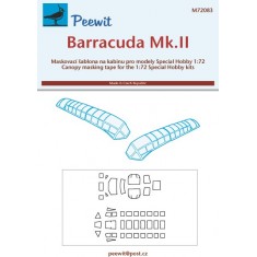 1/72 Barracuda Canopy Masks for Special Hobby kits