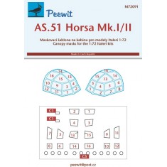 1/72 Horsa Canopy Masks for Italeri kits
