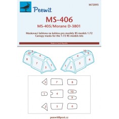 1/72 MS-406/MS-405/D-3801 Canopy Masks for RS kits