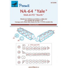 1/72 NA-64 ''Yale'' Canopy Masks for RS kits