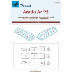 1/72 Arado Ar 95 Canopy Masks for MPM kits
