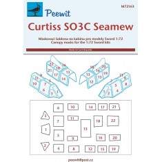 1/72 Curtiss SO3C Seamew Canopy Masks for Sword kits