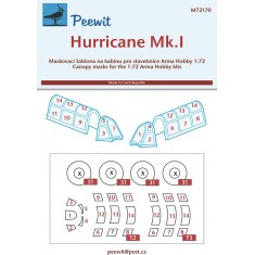 1/72 Hurricane Mk.I Canopy Masks for Arma Hobby kits