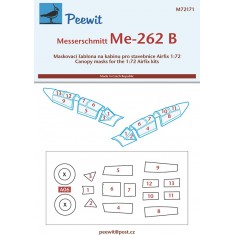 1/72 Me 262B Canopy Masks for Airfix kits