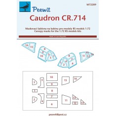 1/72 Caudron CR.714 Canopy Masks for RS kits