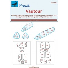 1/72 Vautour Canopy Masks for Special Hobby / Azur kits