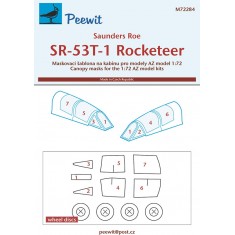 1/72 SR-53T-1 Canopy Masks for AZ model