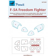 1/72 F-5A Freedom Fighter Canopy Masks for Italeri/ ESCI/ Revell kits