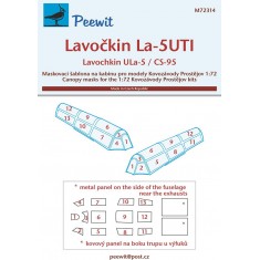 1/72 Lavochkin La-5UTI Canopy Masks for Kovozavody Prostejov kits